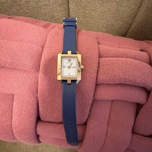 Tory Burch Navy and Gold Women's Watch